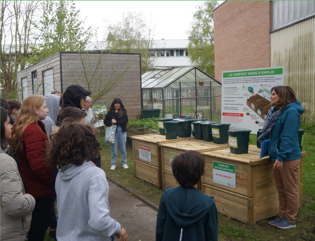 Justine Lepers De Bleecker, maître composteure.